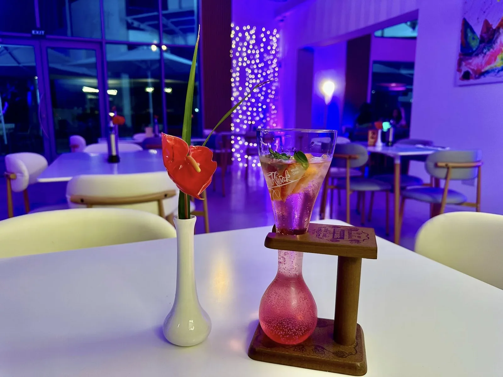 Cocktail servi au Black Pirates Resto Pub