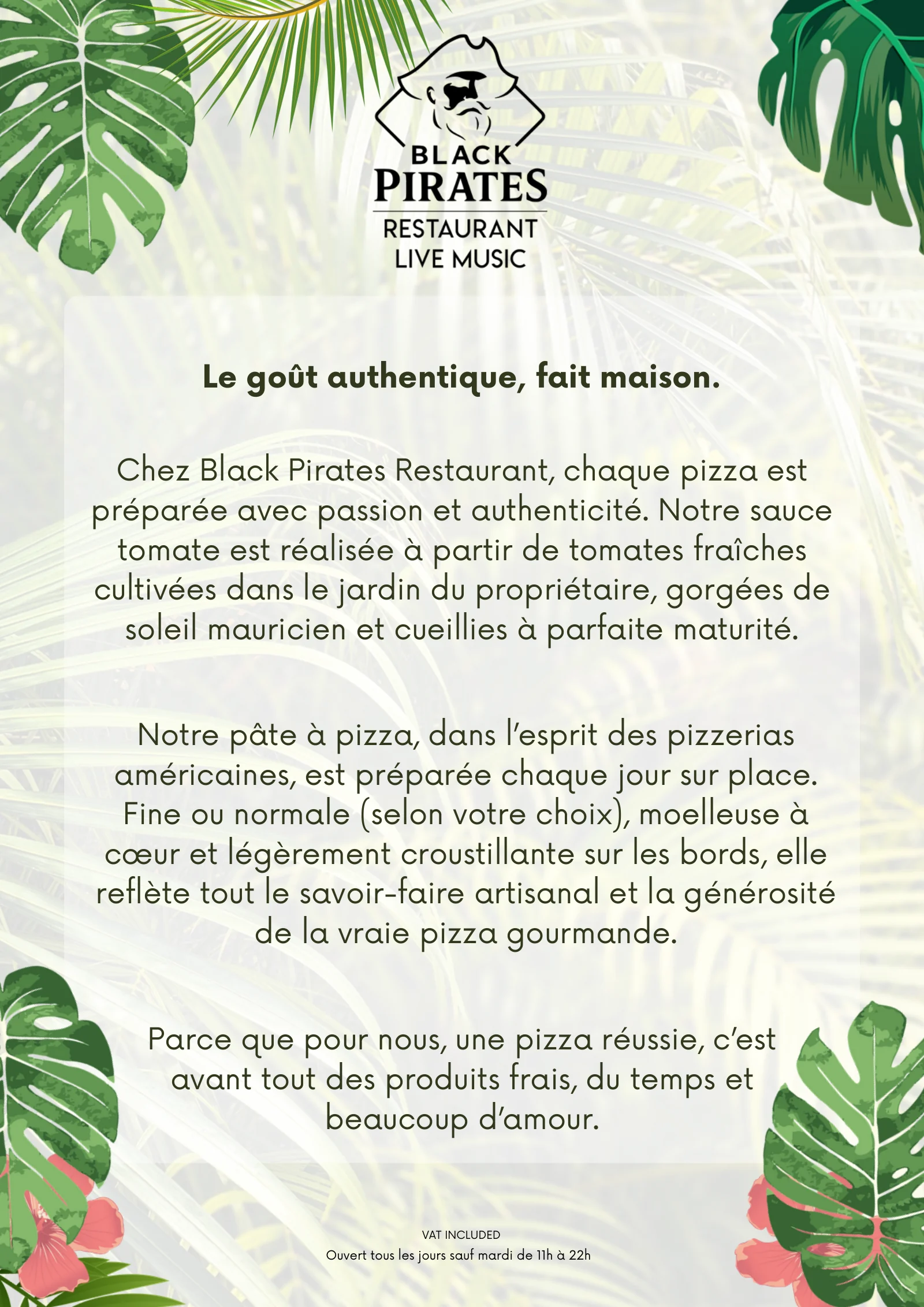 Menu Black Pirates Resto Pub page 2