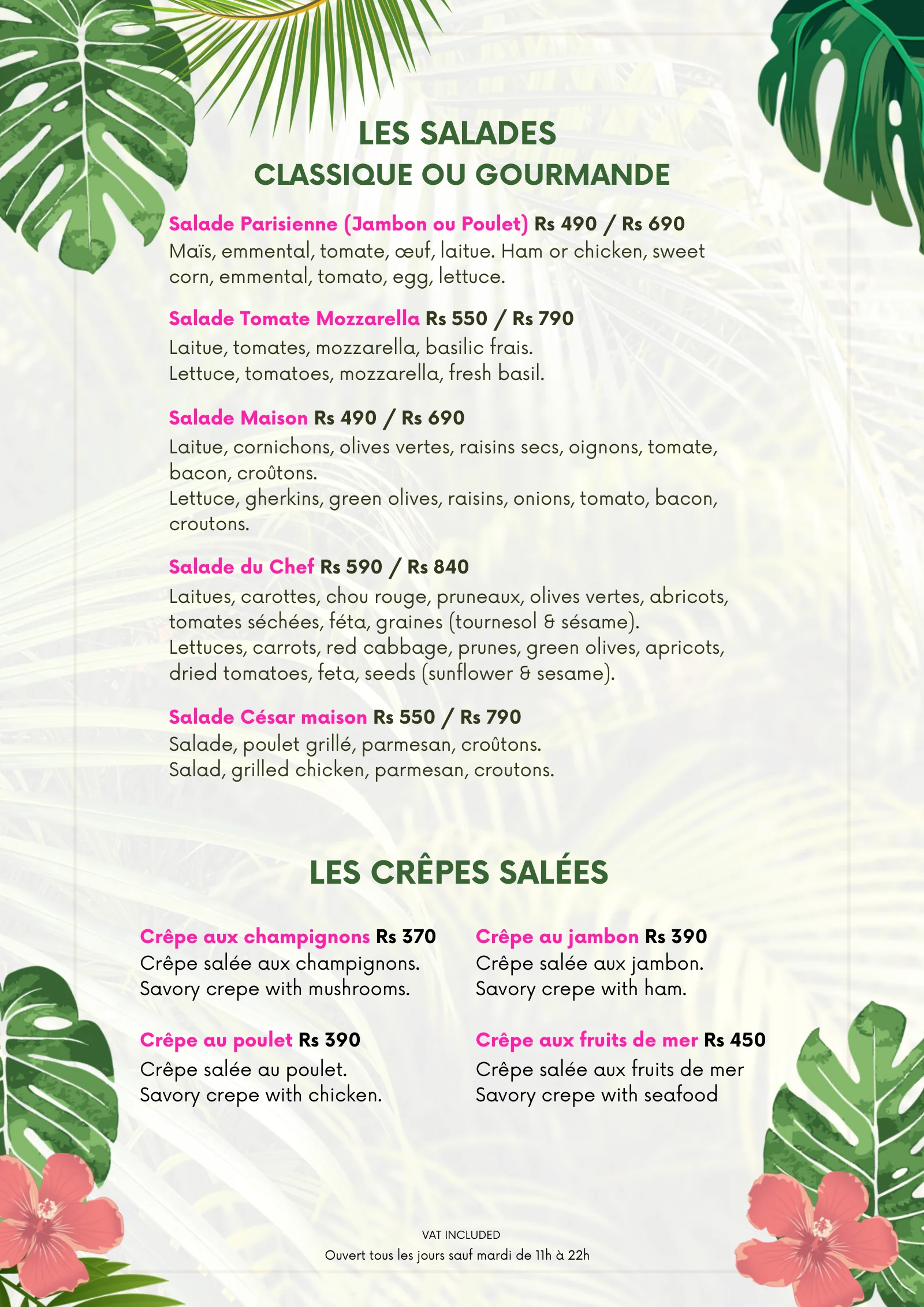 Menu Black Pirates Resto Pub page 6