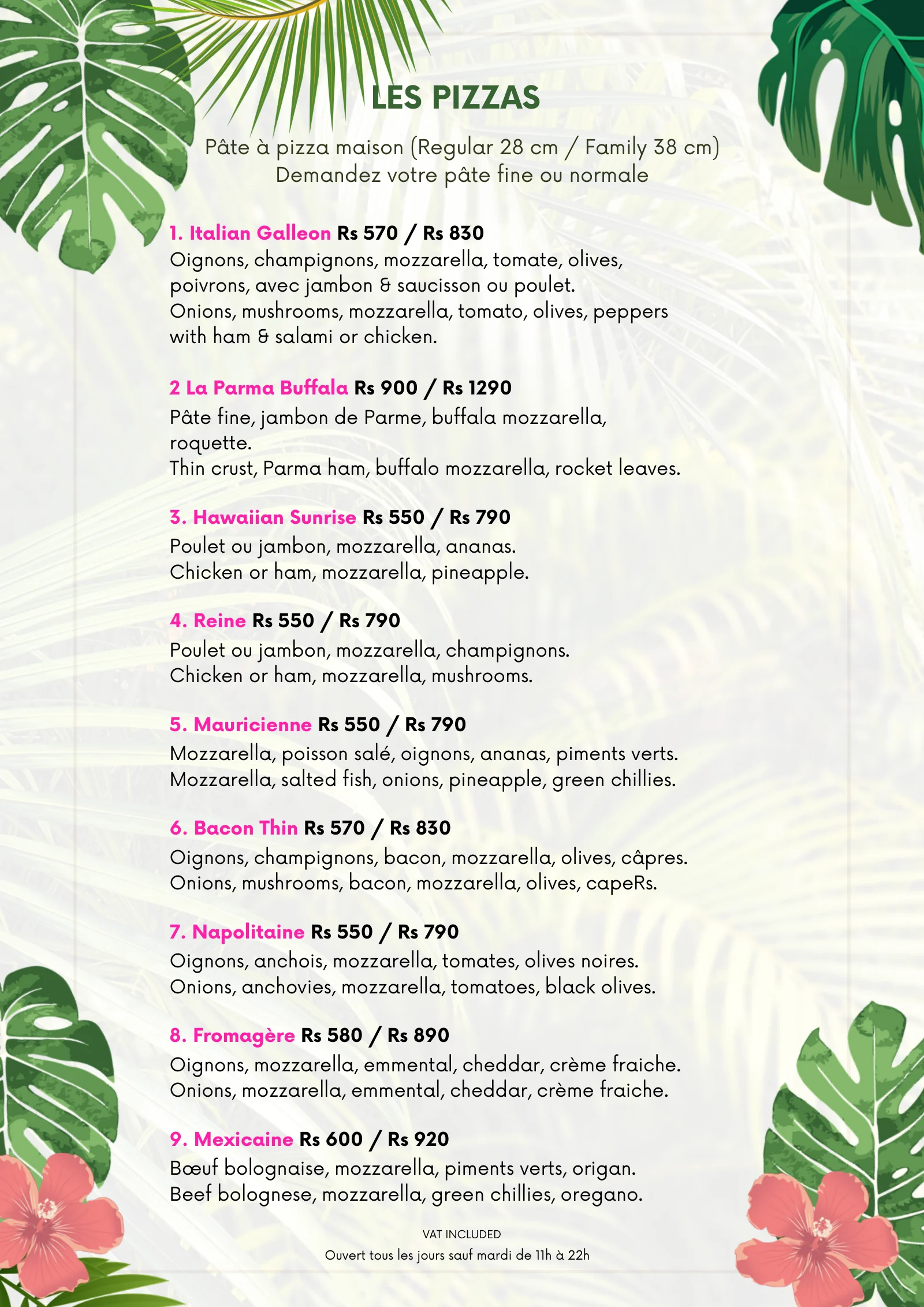 Menu Black Pirates Resto Pub page 8