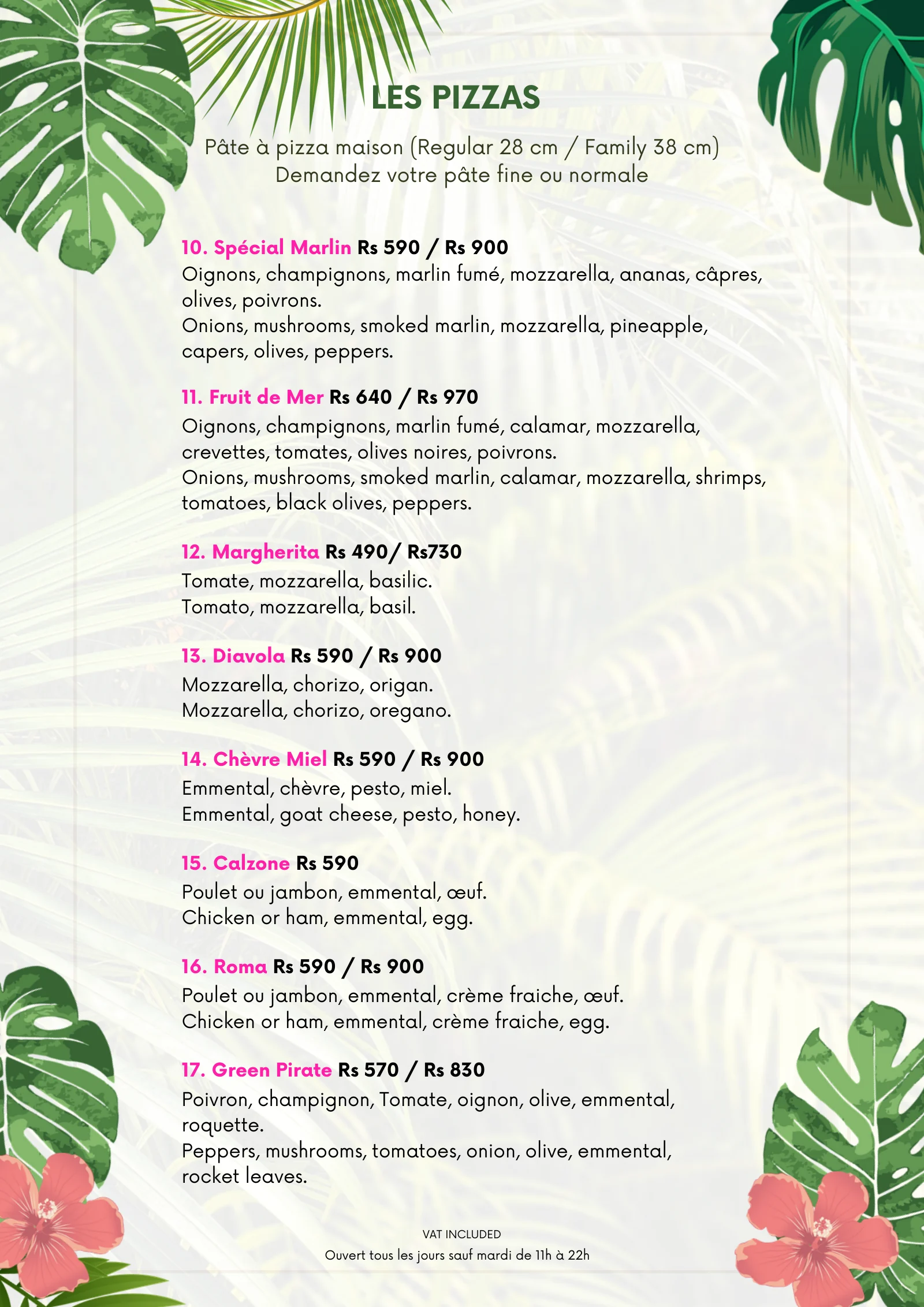 Menu Black Pirates Resto Pub page 9