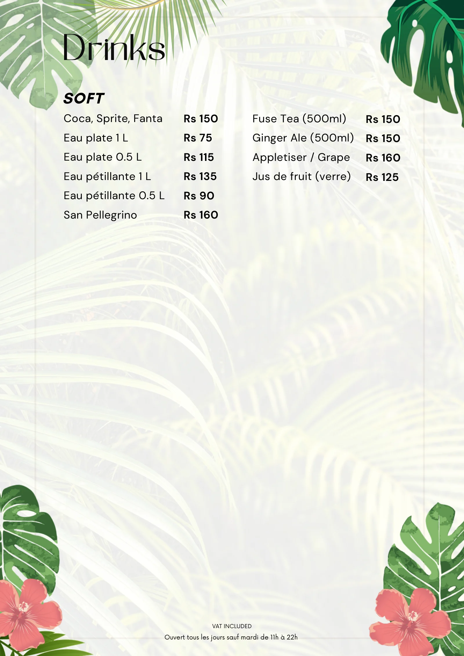 Menu Black Pirates Resto Pub page 11